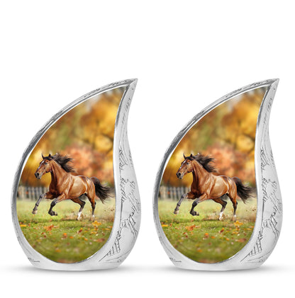 Runing Horse Theme 3 Inch Keepsake Pack of 2