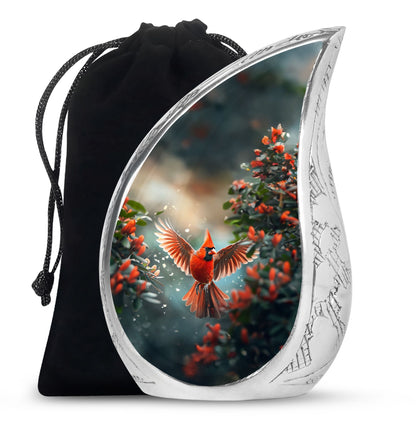 Cardinal Theme Large Urn 10 Inch