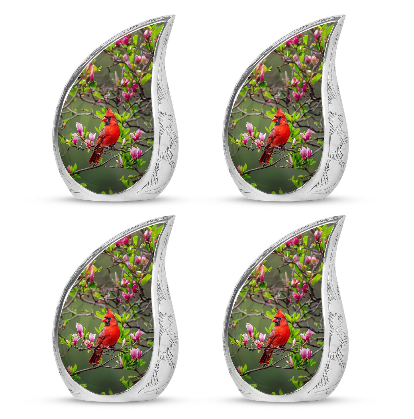 Cardinal Theme 3 Inch Keepsake Pack of 4