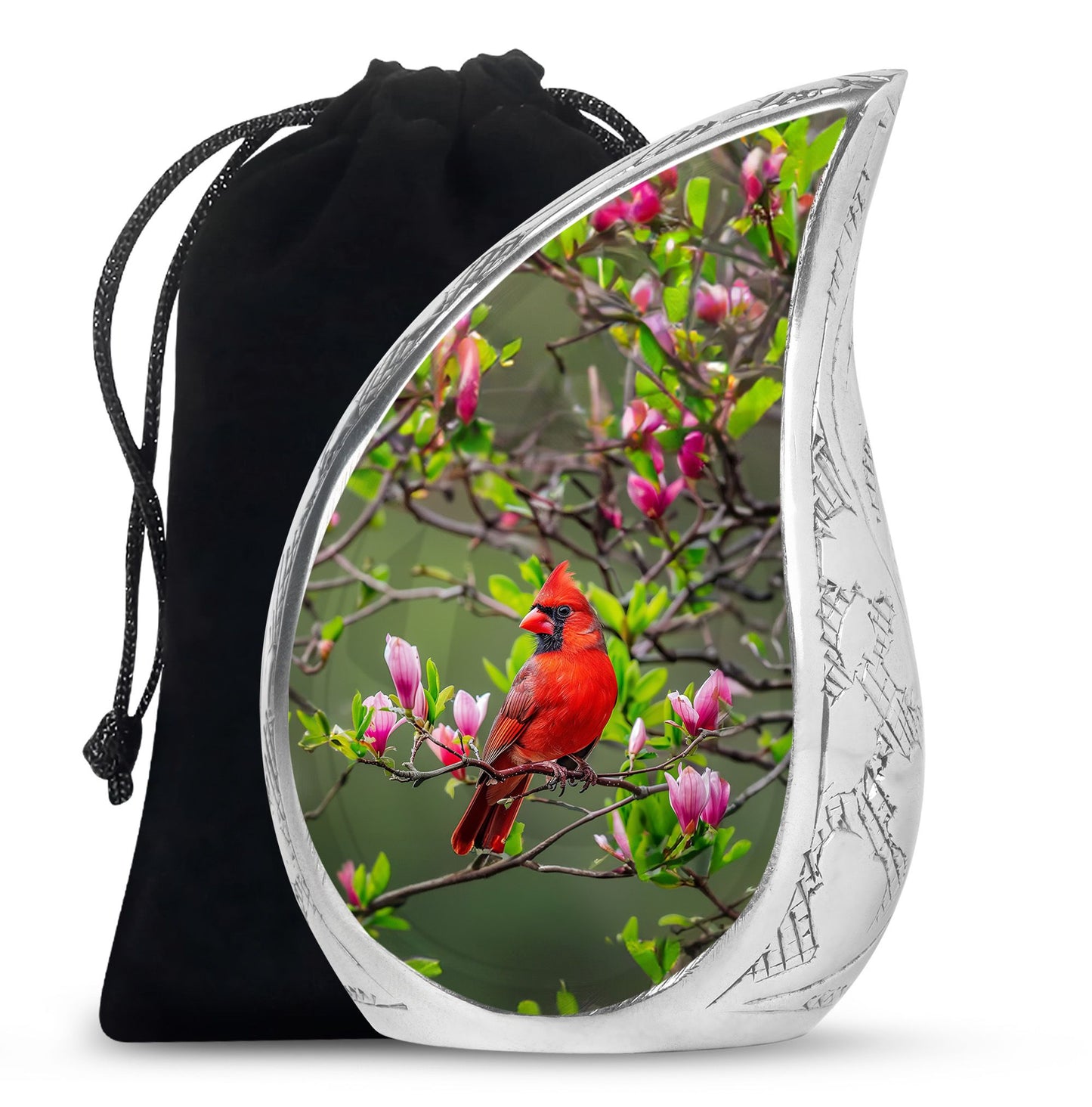 Cardinal Theme Large Urn 10 Inch