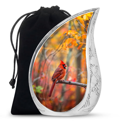 Cardinal Theme Large Urn 10 Inch