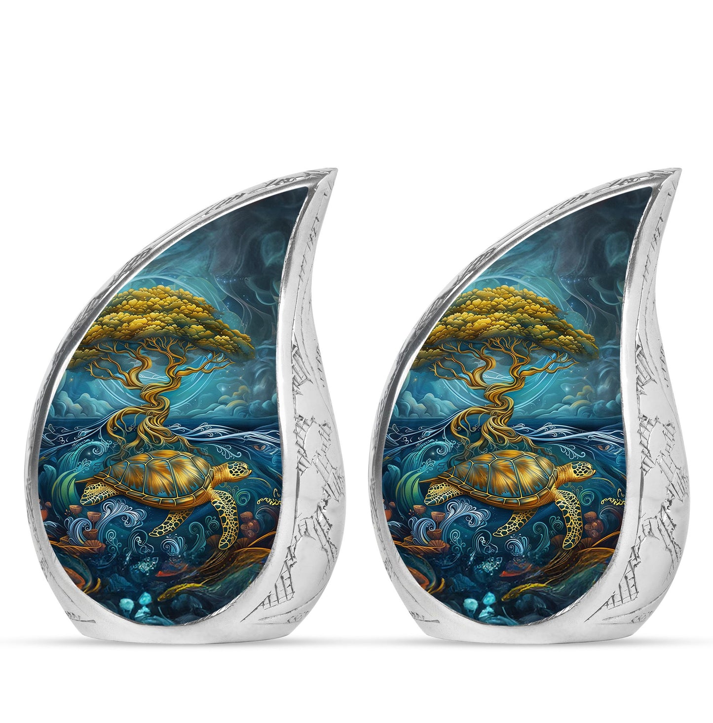 Turtle Theme 3 Inch Keepsake Pack of 2