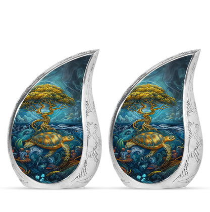 Turtle Theme 3 Inch Keepsake Pack of 2