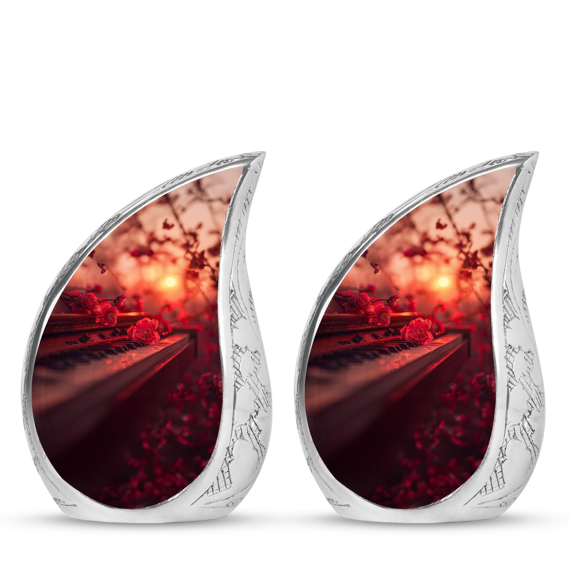 Piano Theme 3 Inch Keepsake Pack of 2