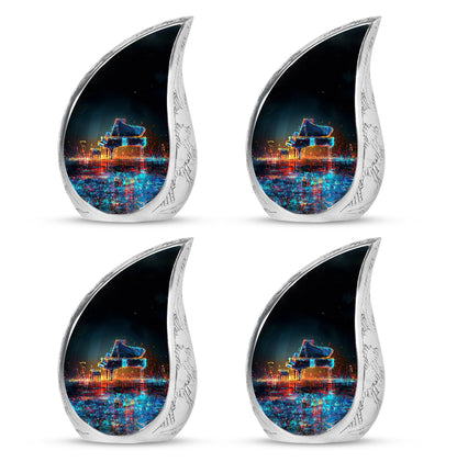 Piano Theme 3 Inch Keepsake Pack of 4
