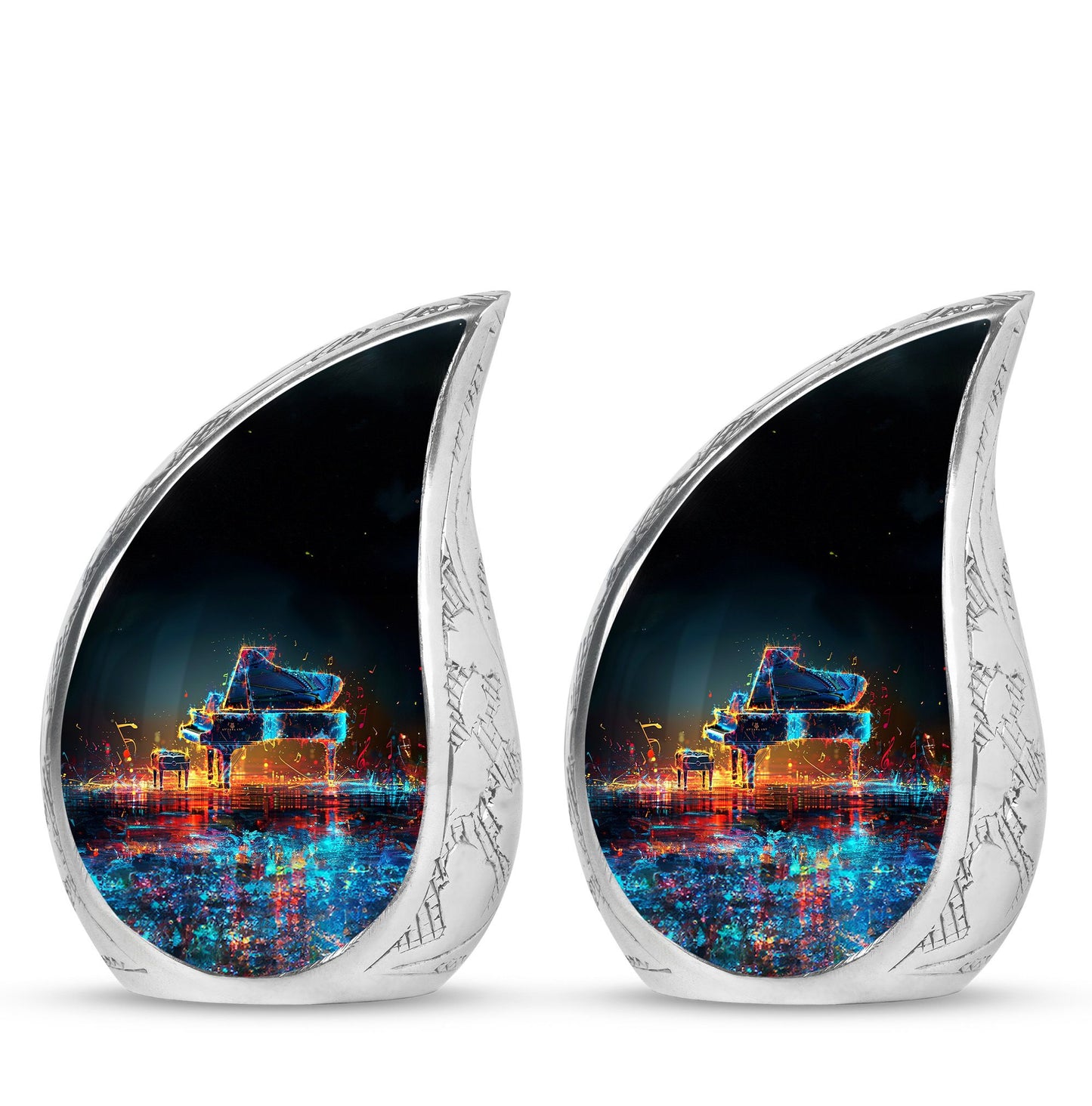 Piano Theme 3 Inch Keepsake Pack of 2