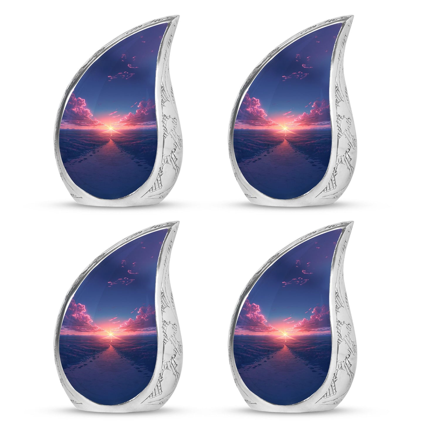 Sunrise Theme 3 Inch Keepsake Pack of 4