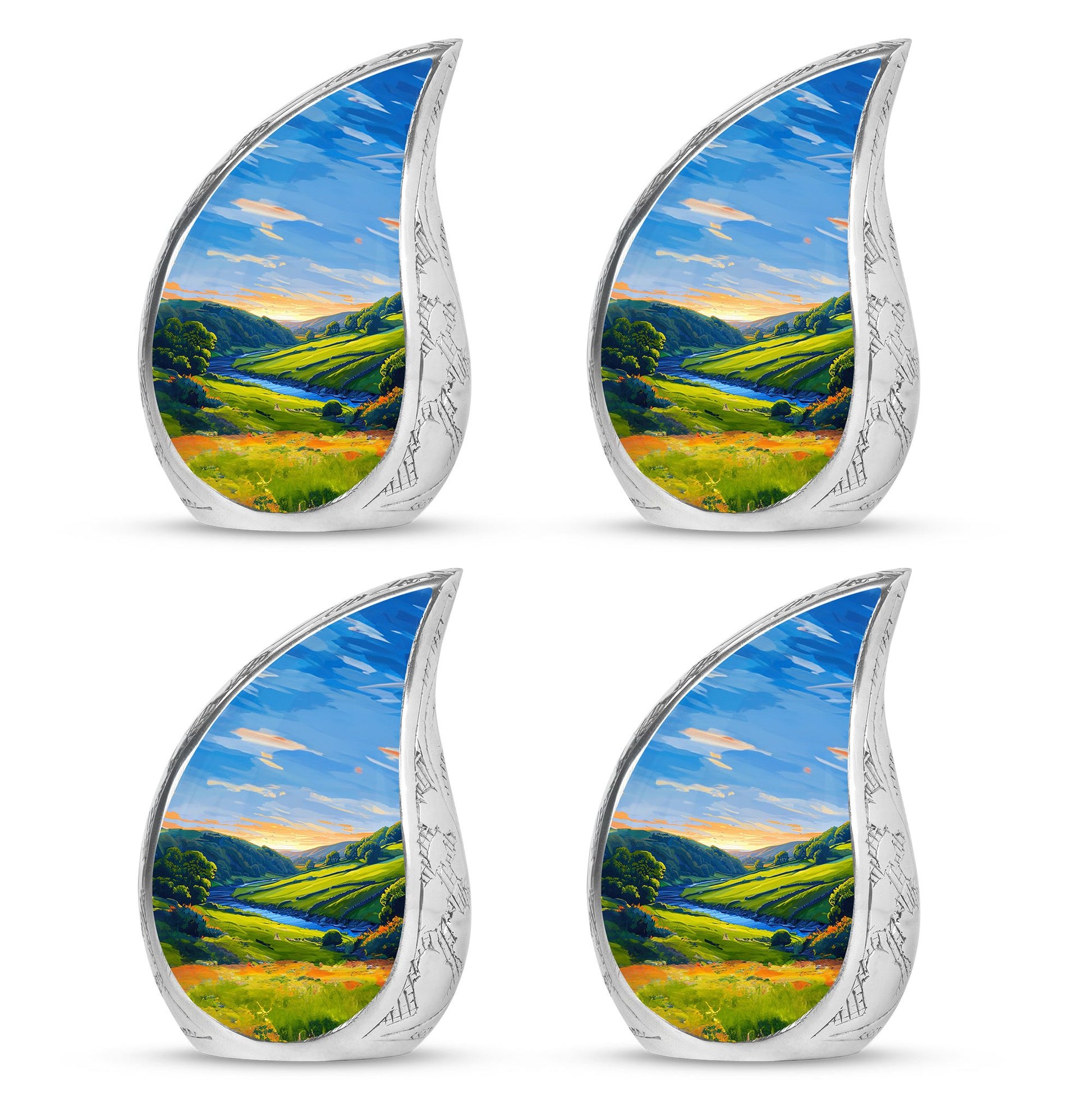 Sunrise Theme 3 Inch Keepsake Pack of 4