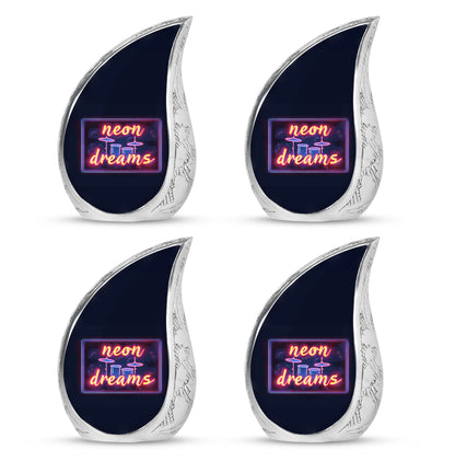 Drums And Music Theme 3 Inch Keepsake Pack of 4