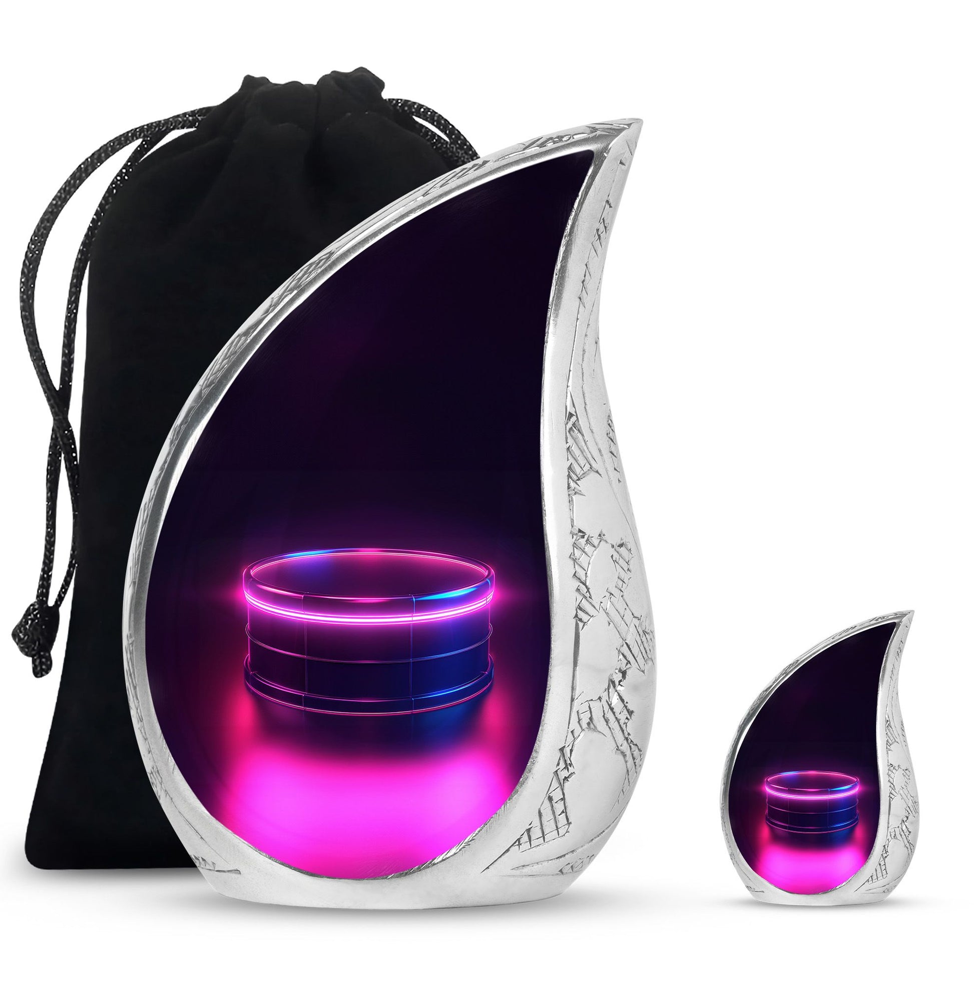 Drums And Music Theme Large Urn With 1 Keepsake Urn