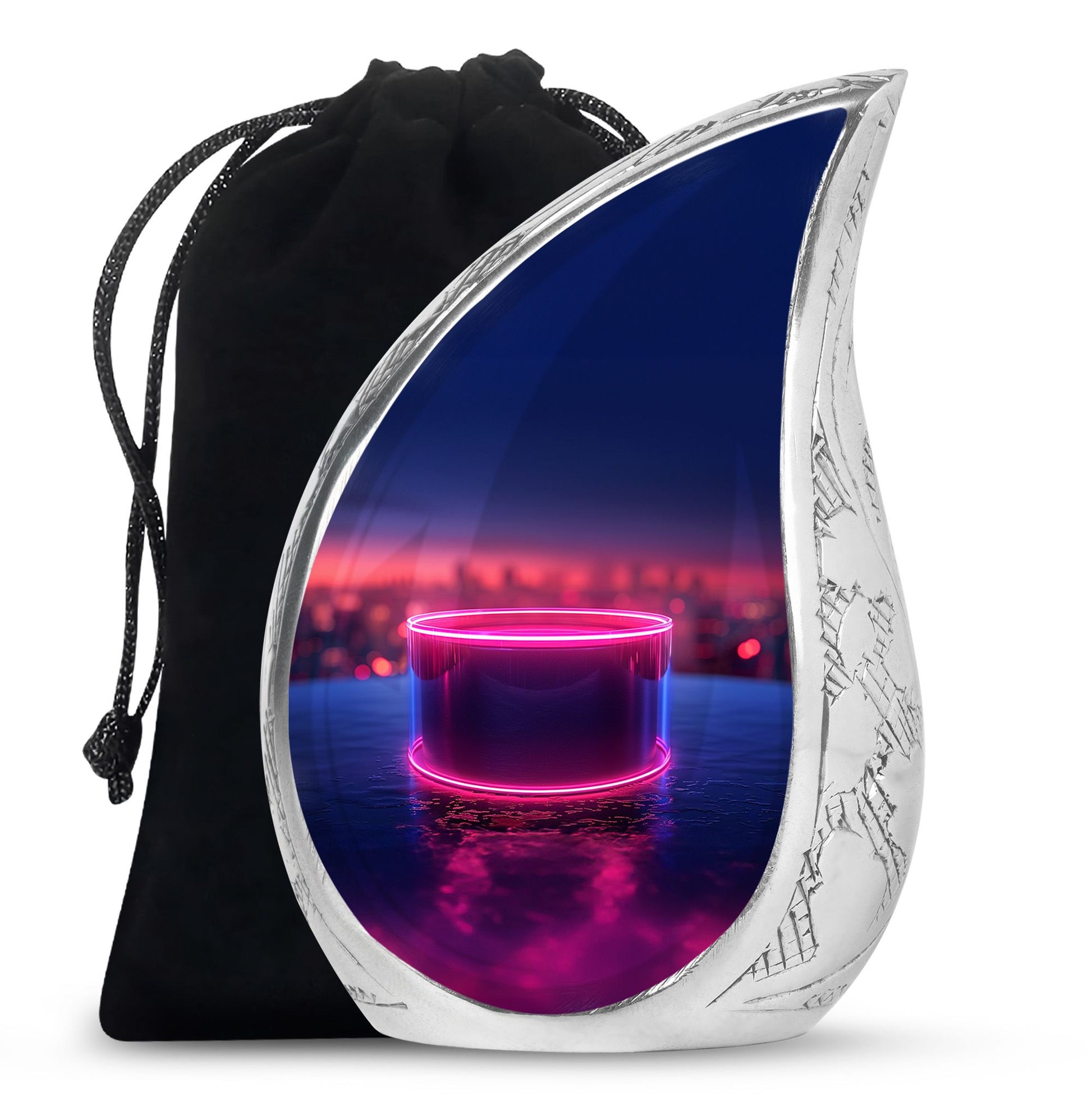 Drums And Music Theme Large Urn 10 Inch