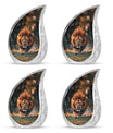Lion Theme 3 Inch Keepsake Pack of 4