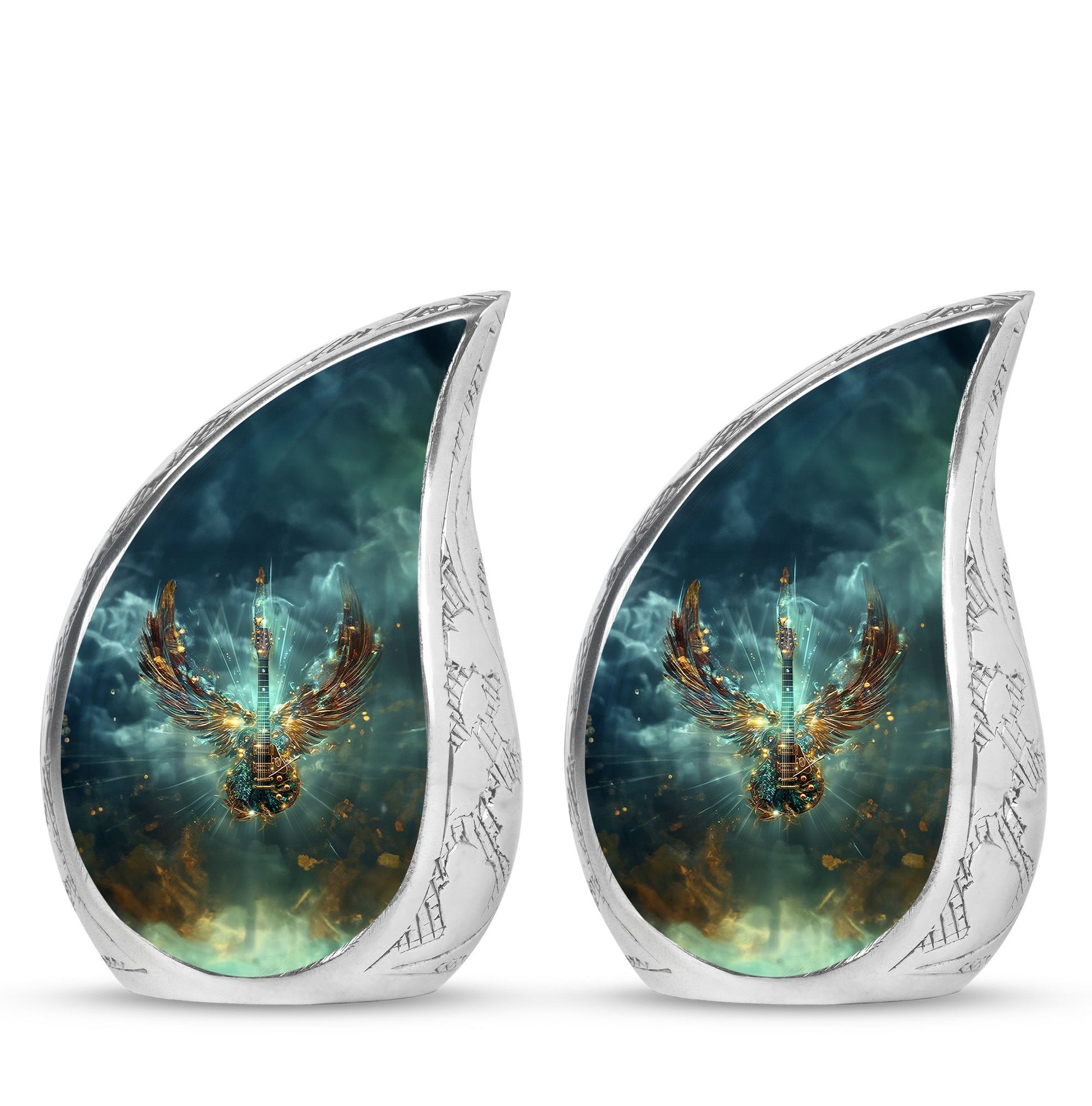 Guitar Theme 3 Inch Keepsake Pack of 2