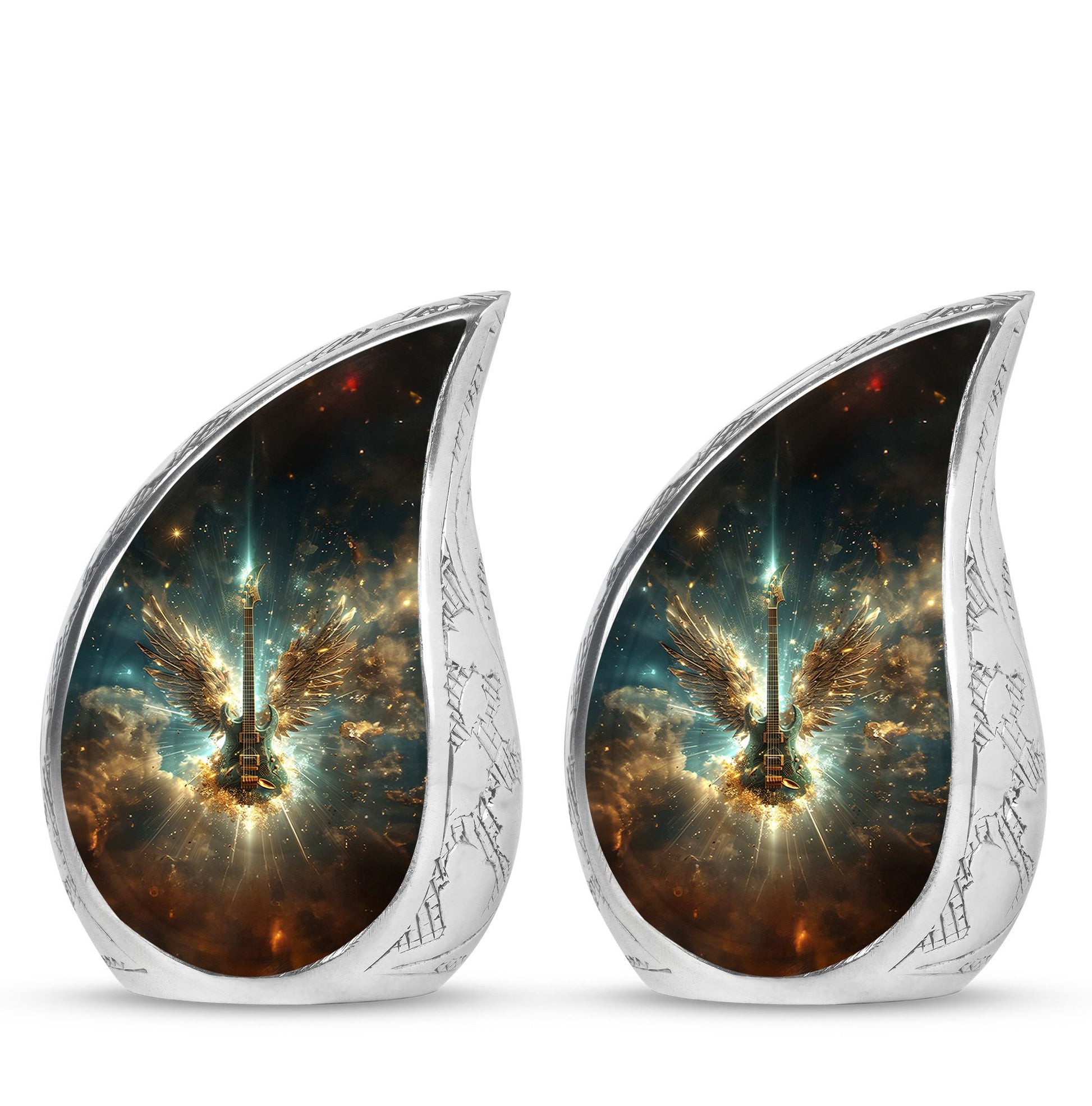 Guitar Theme 3 Inch Keepsake Pack of 2