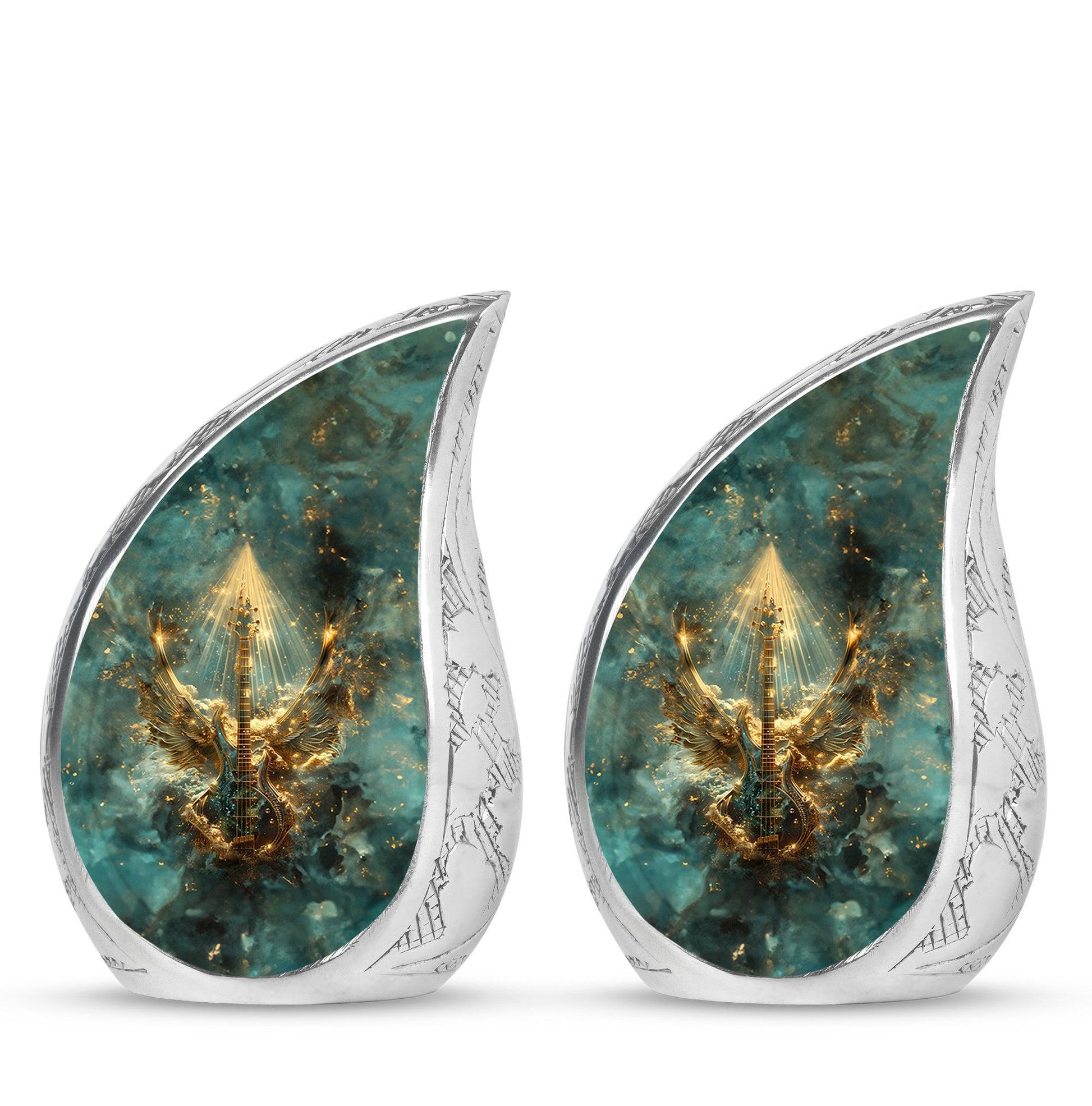 Guitar Theme 3 Inch Keepsake Pack of 2