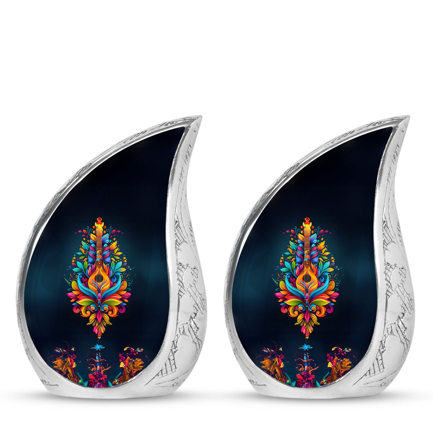 Guitar Theme 3 Inch Keepsake Pack of 2