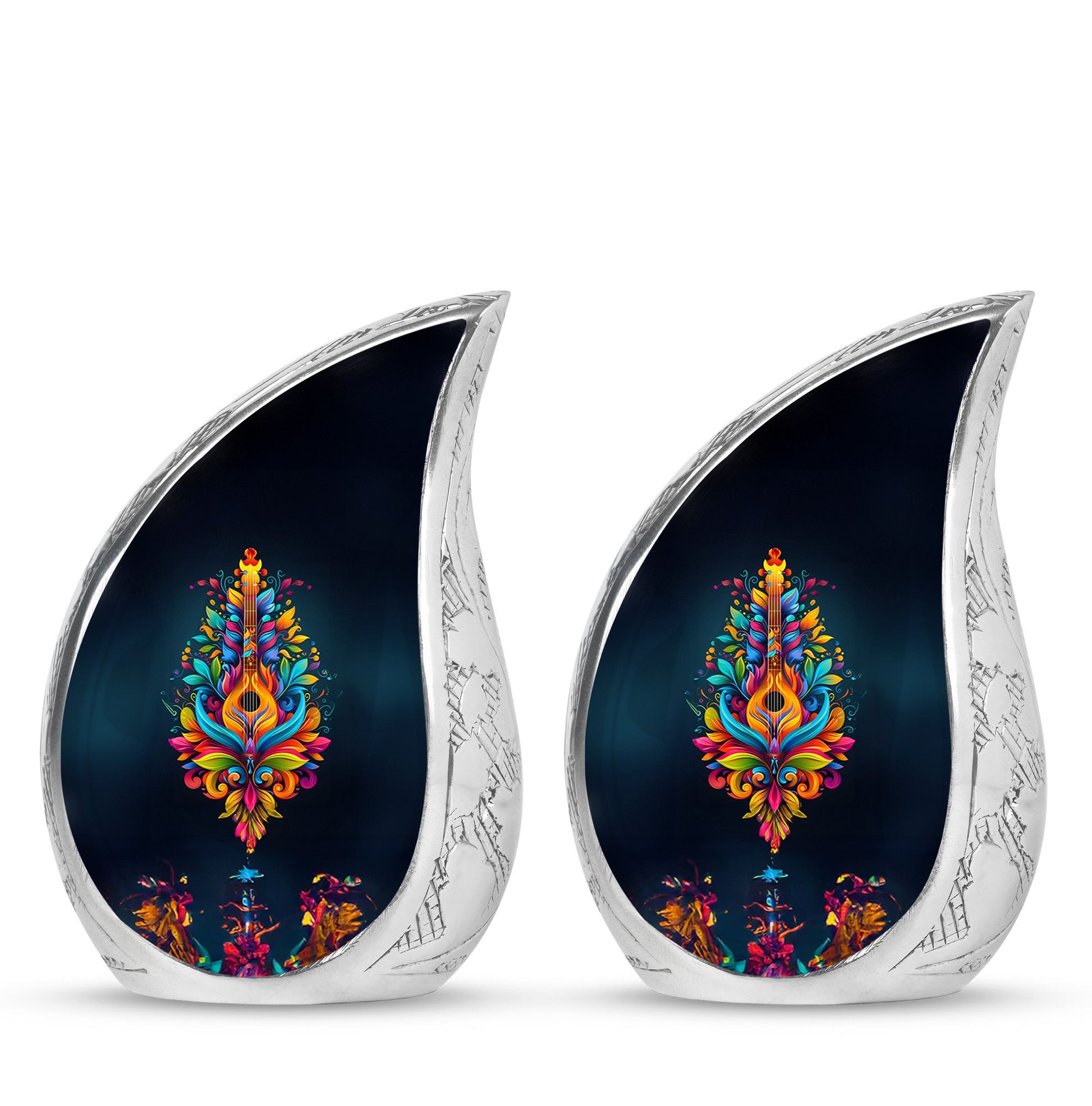 Guitar Theme 3 Inch Keepsake Pack of 2