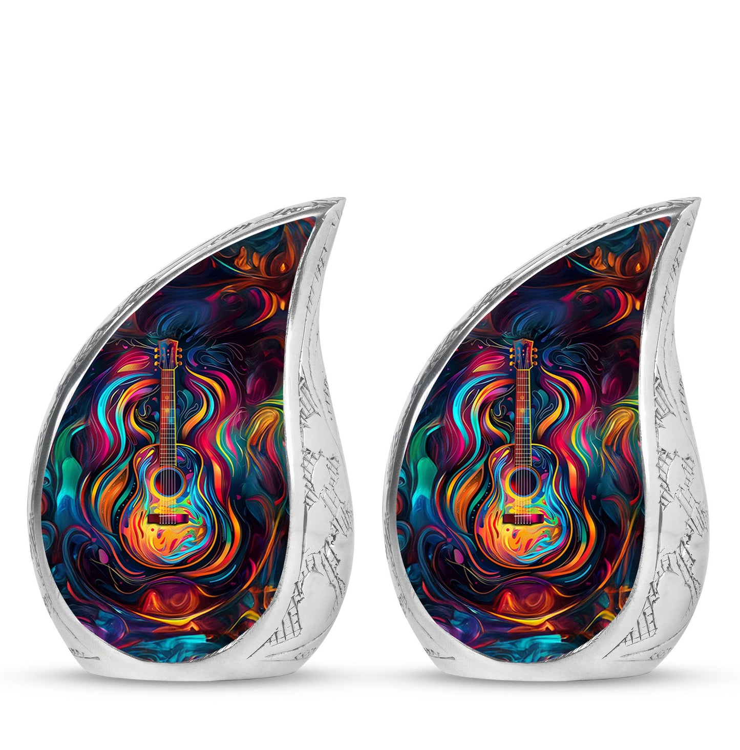 Guitar Theme 3 Inch Keepsake Pack of 2