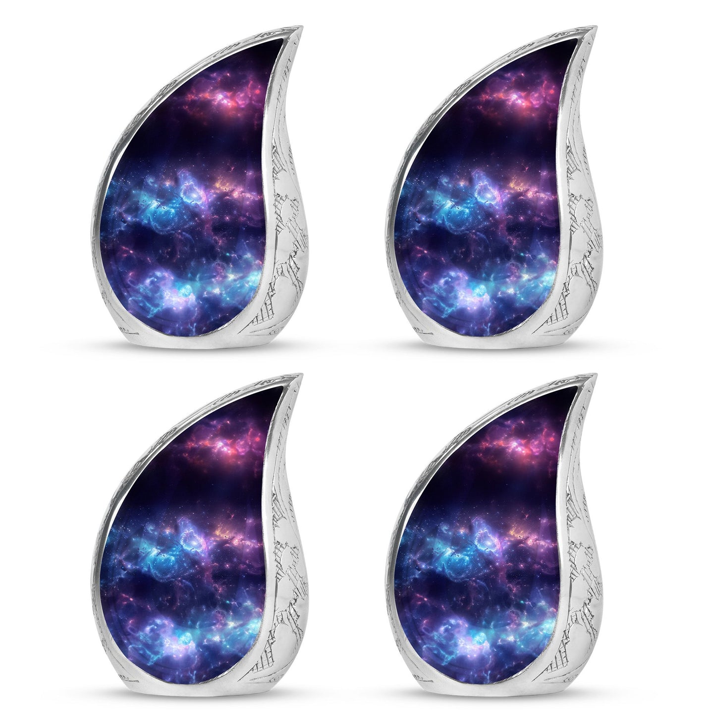 Galaxy Theme 3 Inch Keepsake Pack of 4