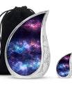 Galaxy Theme Large Urn With 1 Keepsake Urn