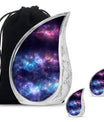 Galaxy Theme Large Urn With 2 Keepsake Urn
