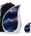 Galaxy Theme Large Urn With 1 Keepsake Urn