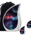 Galaxy Theme Large Urn With 2 Keepsake Urn