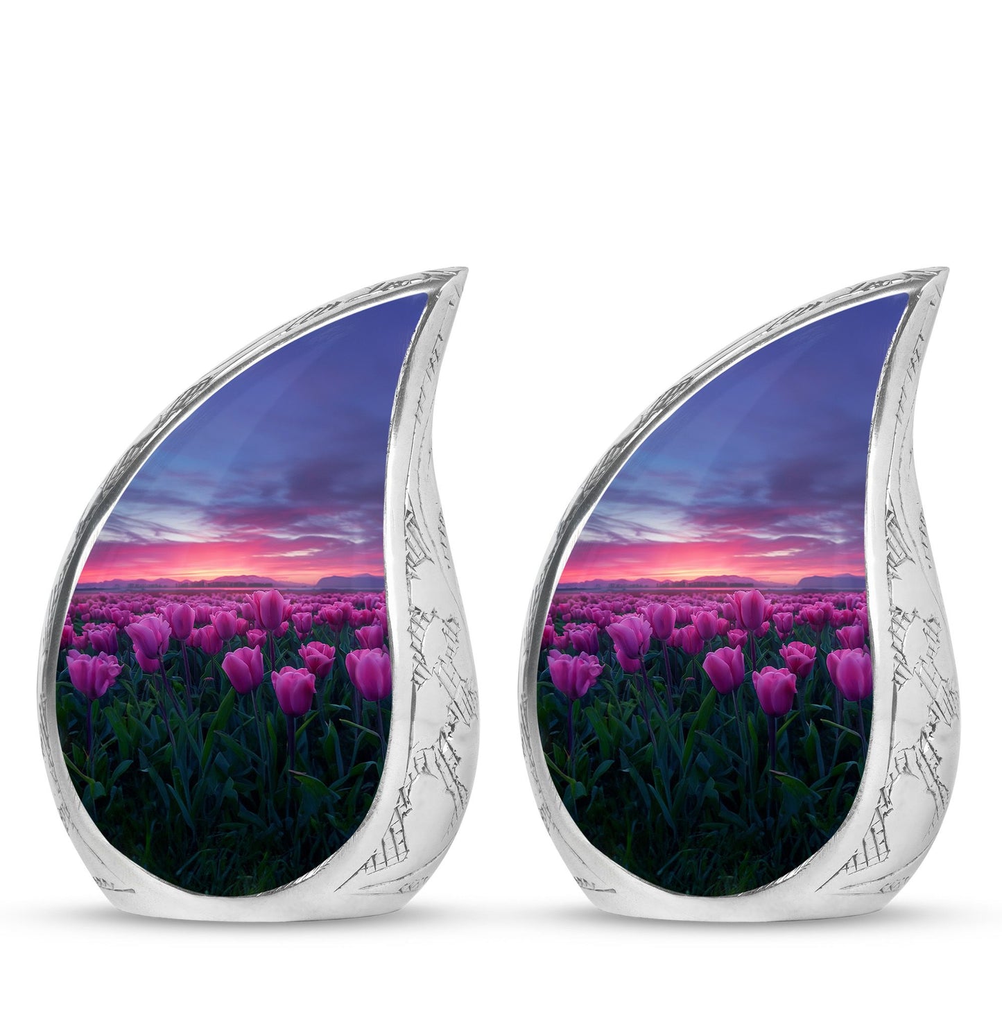 Tulips Theme 3 Inch Keepsake Pack of 2