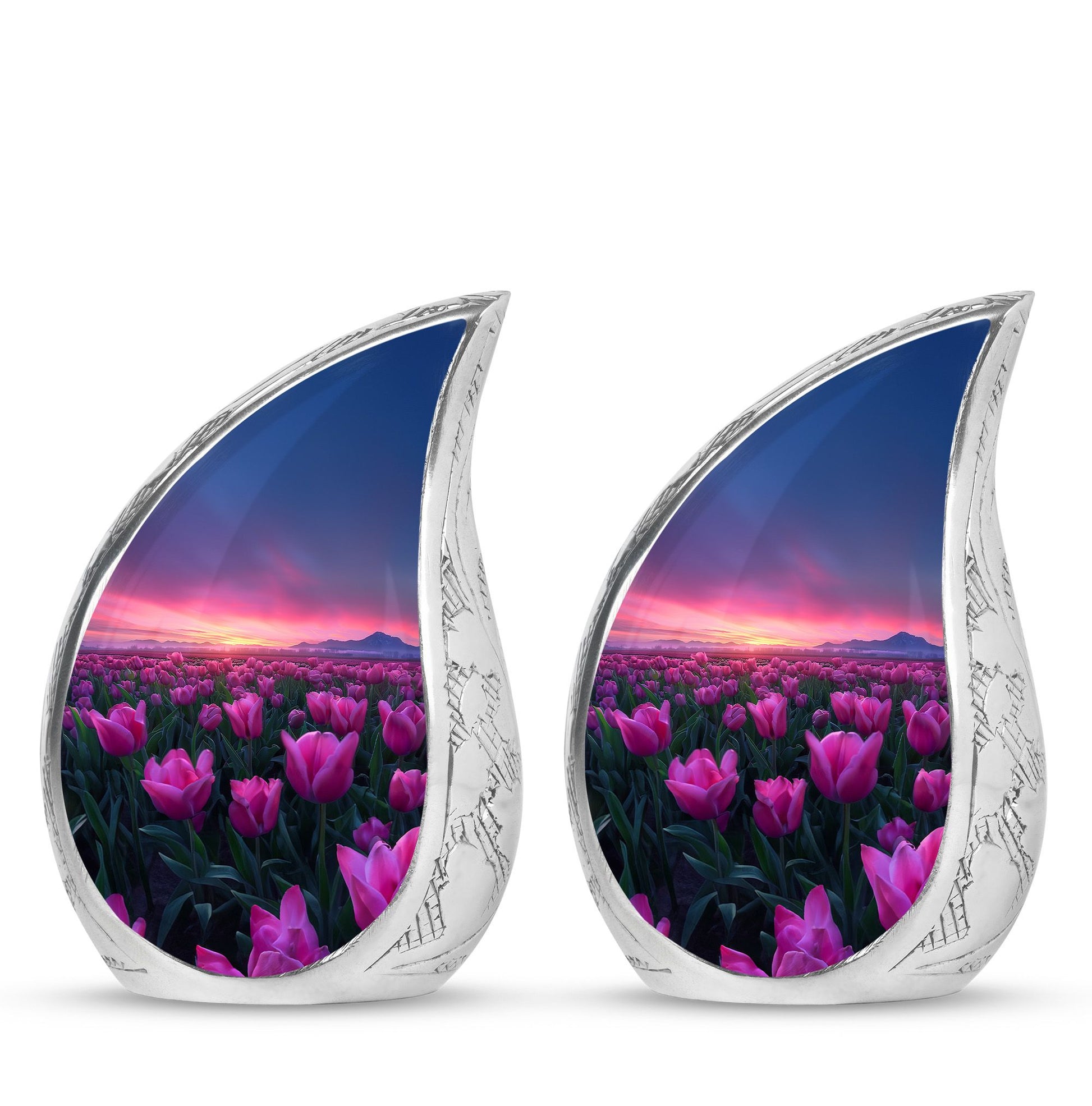 Tulips Theme 3 Inch Keepsake Pack of 2