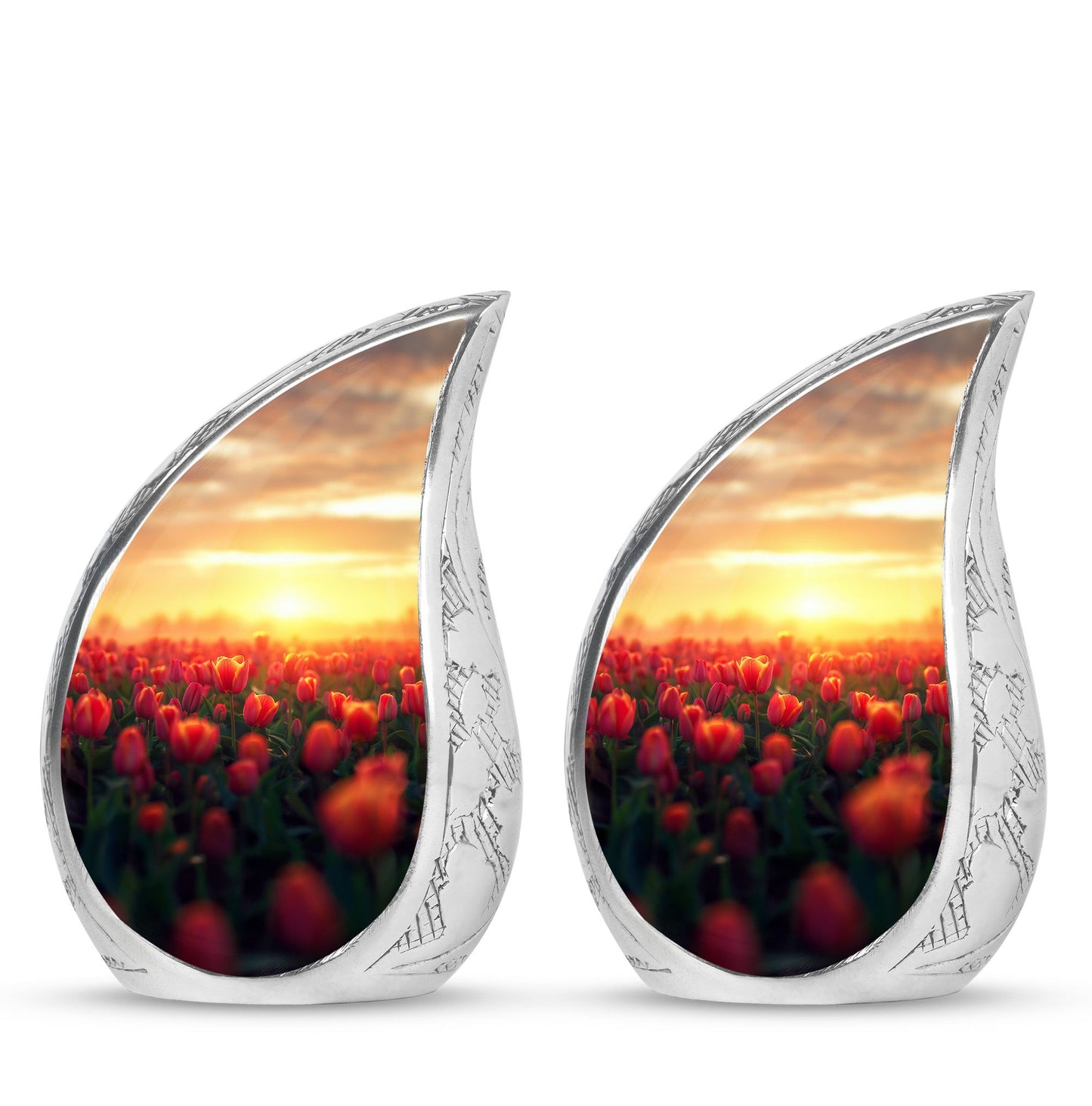 Tulips Theme 3 Inch Keepsake Pack of 2