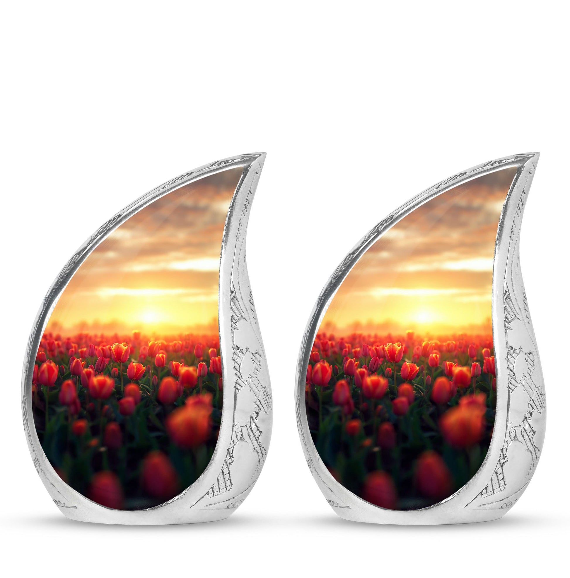 Tulips Theme 3 Inch Keepsake Pack of 2