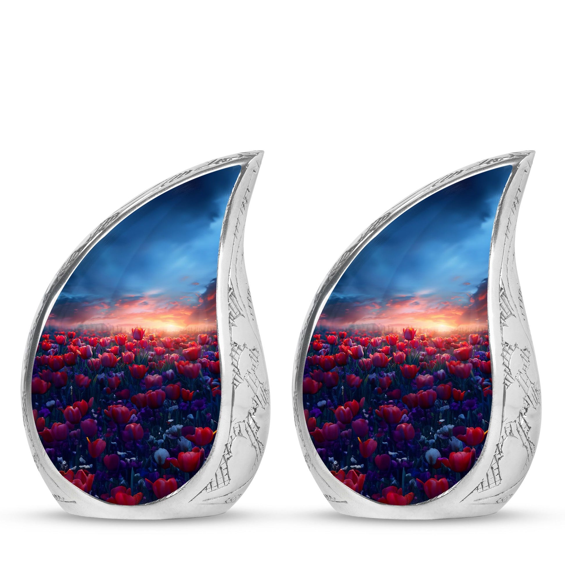 Tulips Theme 3 Inch Keepsake Pack of 2