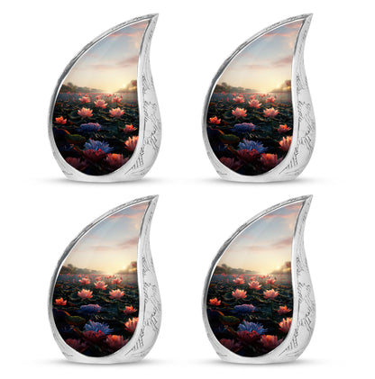 Lotus Theme 3 Inch Keepsake Pack of 4