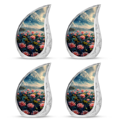 Lotus Theme 3 Inch Keepsake Pack of 4