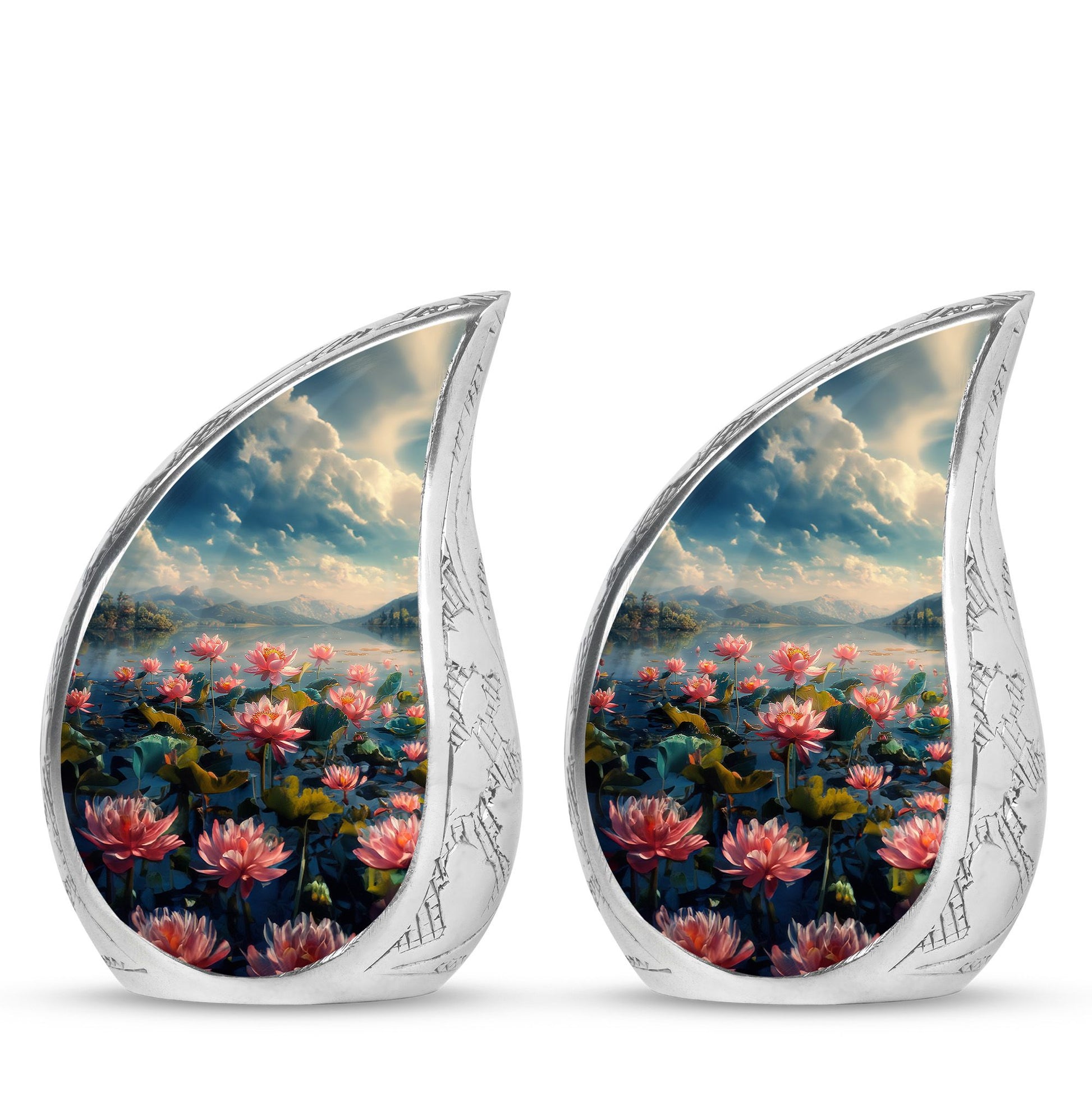 Lotus Theme 3 Inch Keepsake Pack of 2