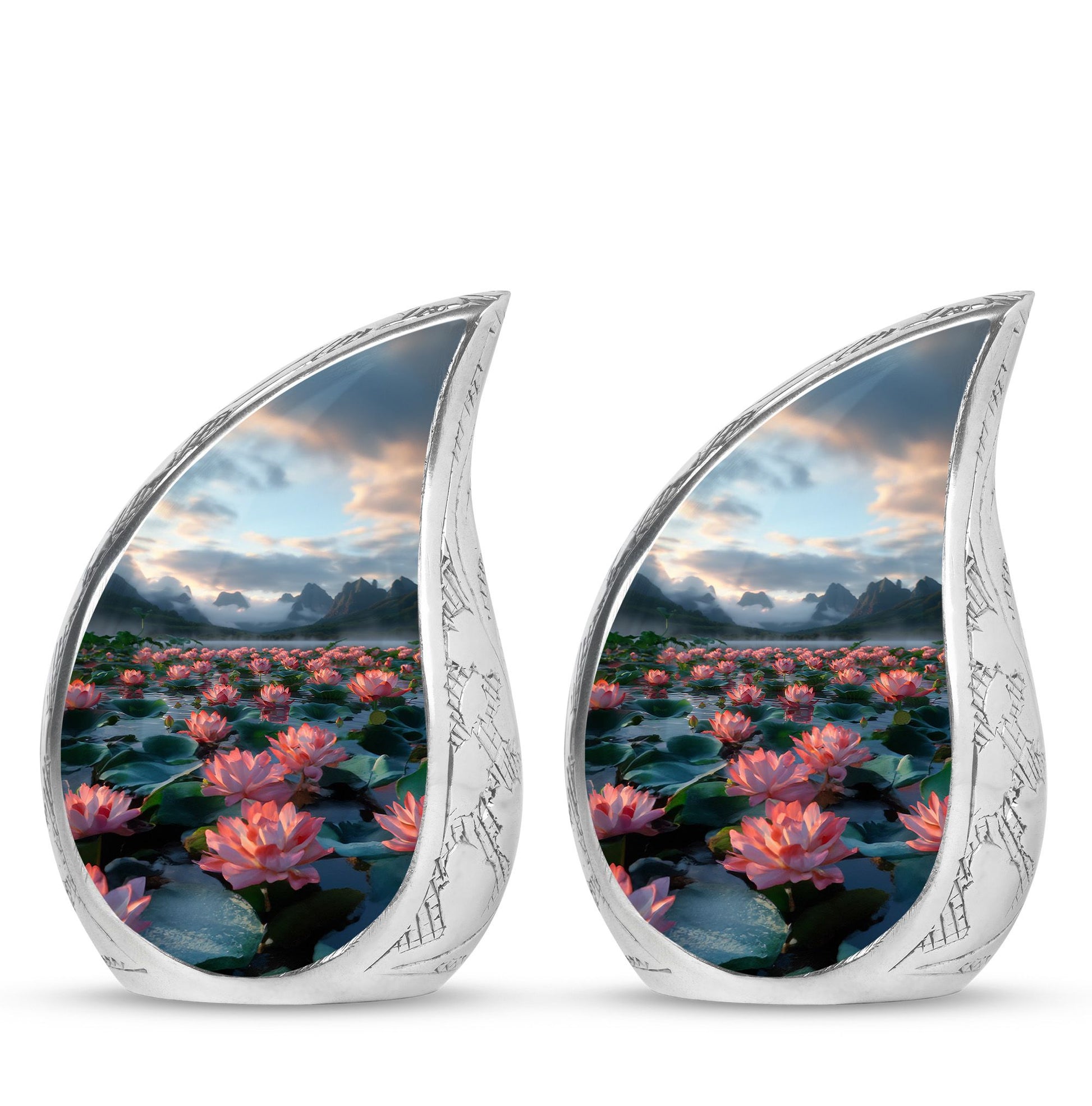 Lotus Theme 3 Inch Keepsake Pack of 2