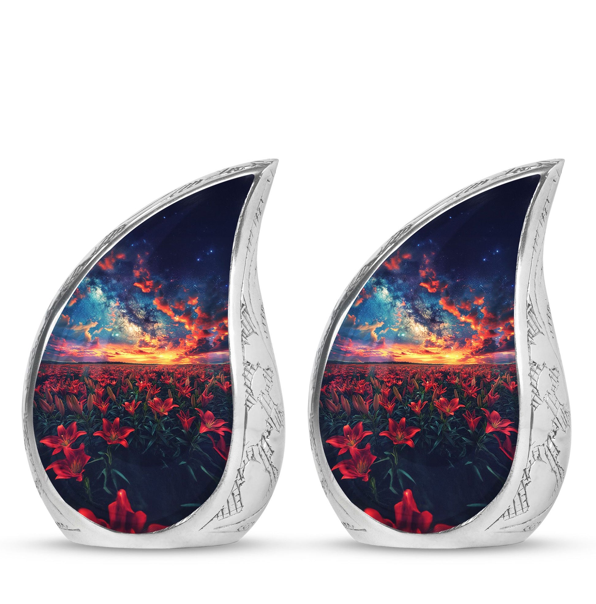 Lily Theme 3 Inch Keepsake Pack of 2