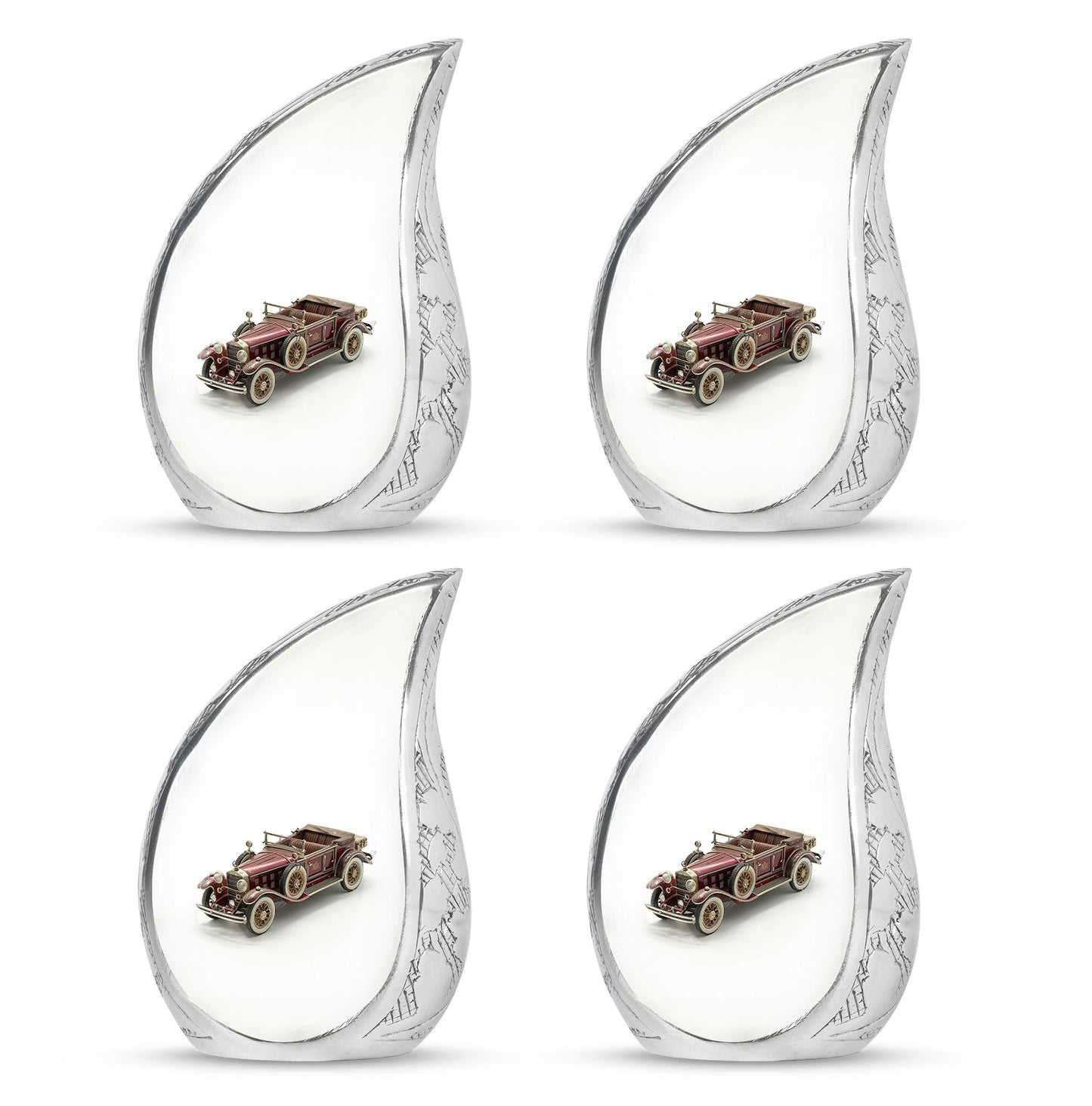 Car Theme 3 Inch Keepsake Pack of 4