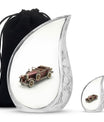 Car Theme Large Urn With 1 Keepsake Urn