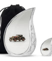 Car Theme Large Urn With 1 Keepsake Urn