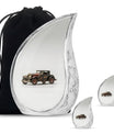 Car Theme Large Urn With 2 Keepsake Urn