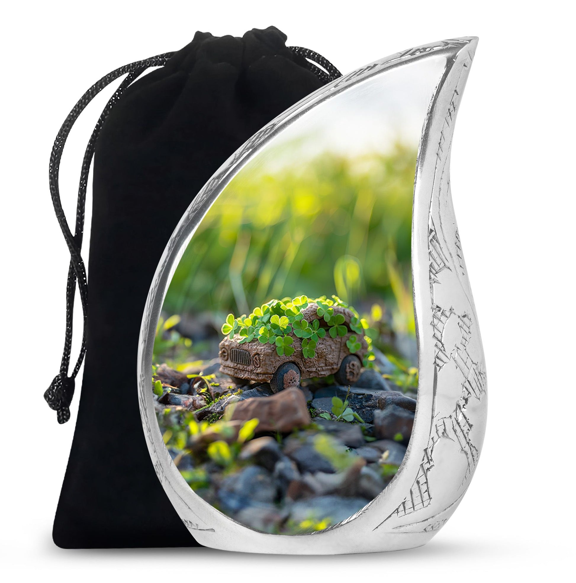 Car Theme Large Urn 10 Inch