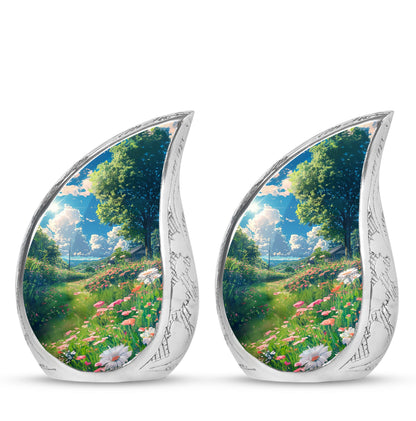 Flower Theme 3 Inch Keepsake Pack of 2