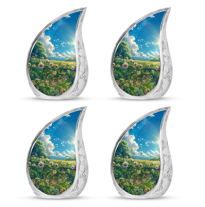 Flower Theme 3 Inch Keepsake Pack of 4