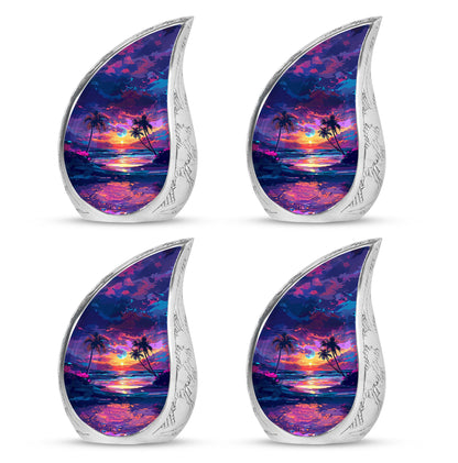 Sunset Theme 3 Inch Keepsake Pack of 4