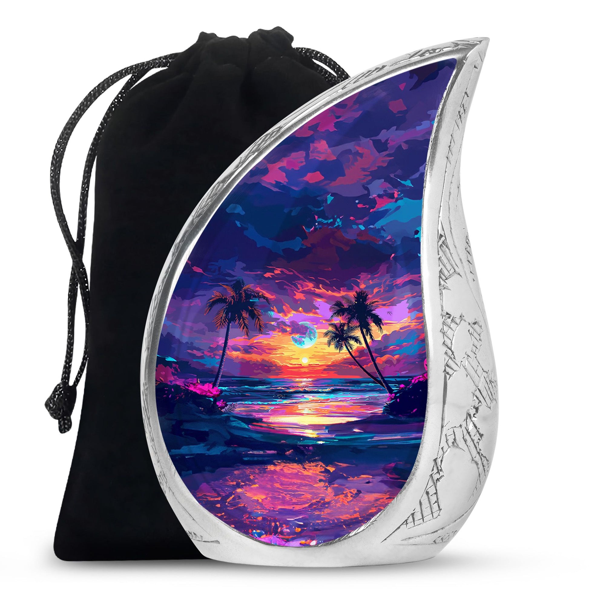 Sunset Theme Large Urn 10 Inch