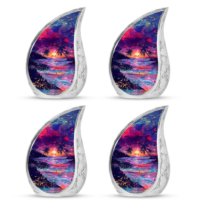 Sunset Theme 3 Inch Keepsake Pack of 4