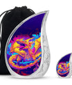 Dragon Theme Large Urn With 1 Keepsake Urn