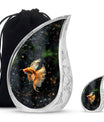 Fish Theme Large Urn With 1 Keepsake Urn