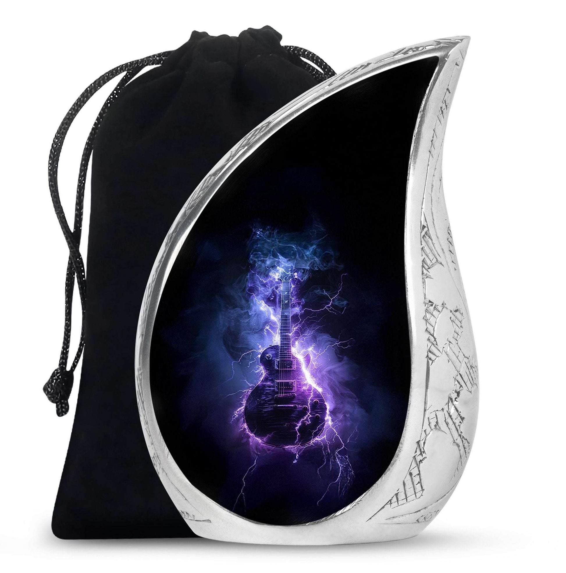 Rock Guitar Cremation Urn – Urns For Ashes Adult Male Large